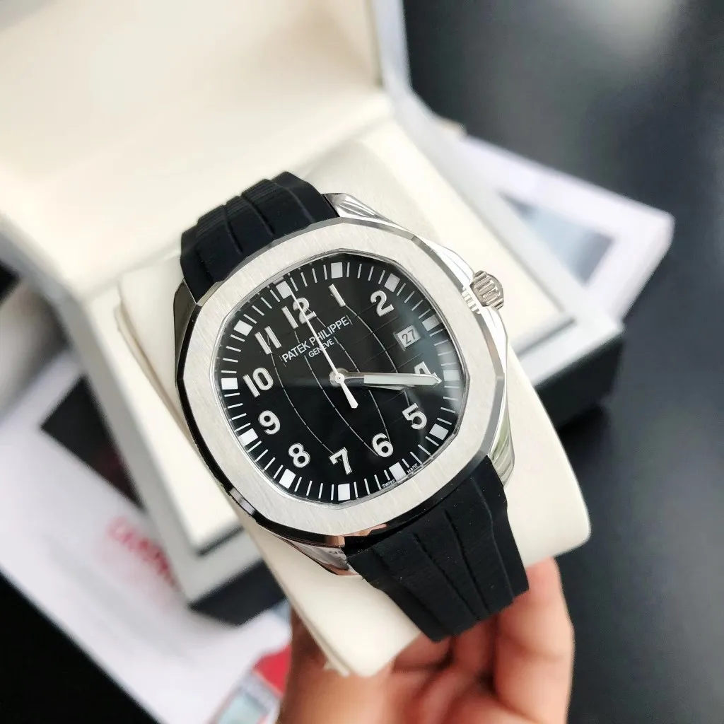 【High-end replica】💰1240! Patek Philippe's popular "Grenade" men's watch, new feedback is coming. Upgrade 1️⃣: Replace with super scratch-resistant sapphire glass mirror. Upgrade 2️⃣: Add original synchronized silicone bracelet with original buckle. Upgrade 3️⃣: Add new steel ring (316L steel) [Movement] Paired with imported fully automatic Citizen 8215 high-end movement, stable and cost-effective advantage, 0️⃣repair concerns, corrected original synchronized pendulum [Case] The CNC process of the 316L stainless steel case restores the original shell shape and curvature one to one, and pursues the original 0️⃣ gap to the extreme. [Bracelet] Adopts an imported rubber strap, a customized ergonomic bracelet, and an original buckle. [Dial] Adhering to the exquisiteness of the big manufacturers, we strictly pursue the gap between the text lines, the thickness of the scale, and the luminous color, and strive to synchronize the 0️⃣ gap with the original.